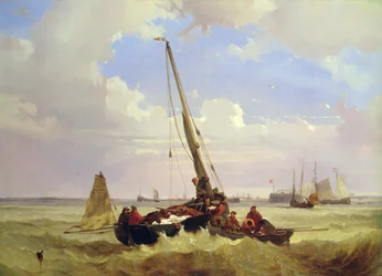 Bateaux de pêche au large de Calais